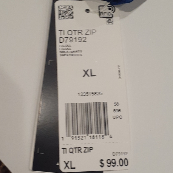 adidas Men's Athletics Team Issue 1/4 Zip Long Sle - Picture 6 of 6